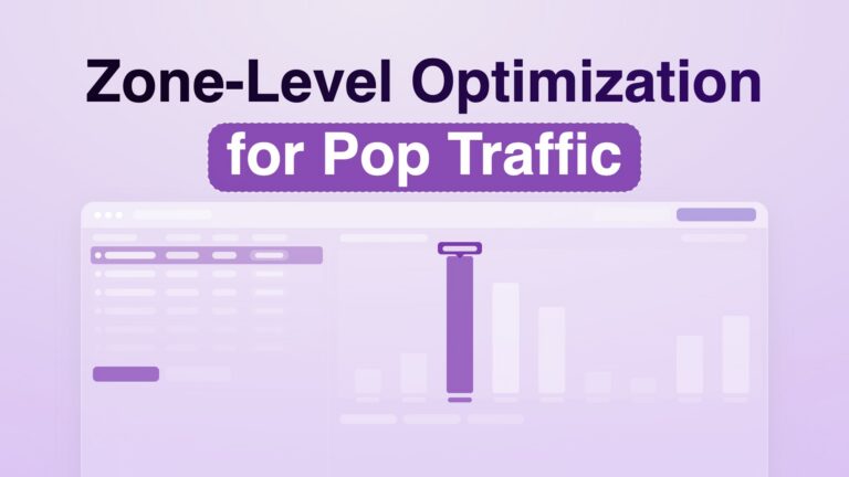 Popunder Zone Optimization: Thresholds, Decision Matrix, and Scaling