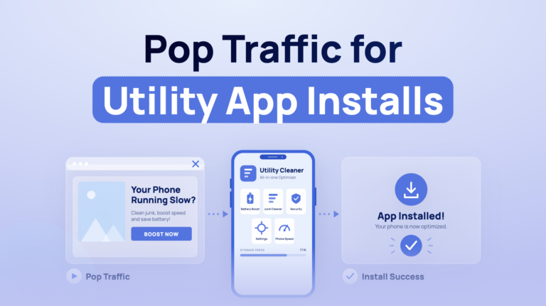Pop Traffic Utility App Installs: Android Affiliate Playbook